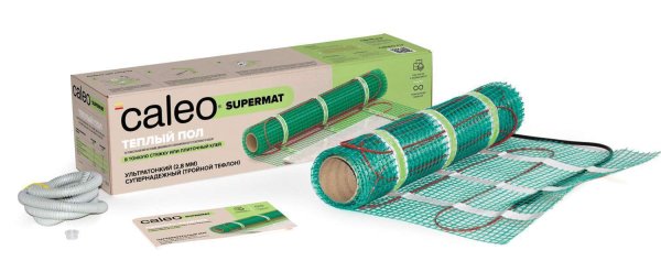 Мат нагревательный CALEO Supermat - 10,0 м2 / 130 Вт/м2